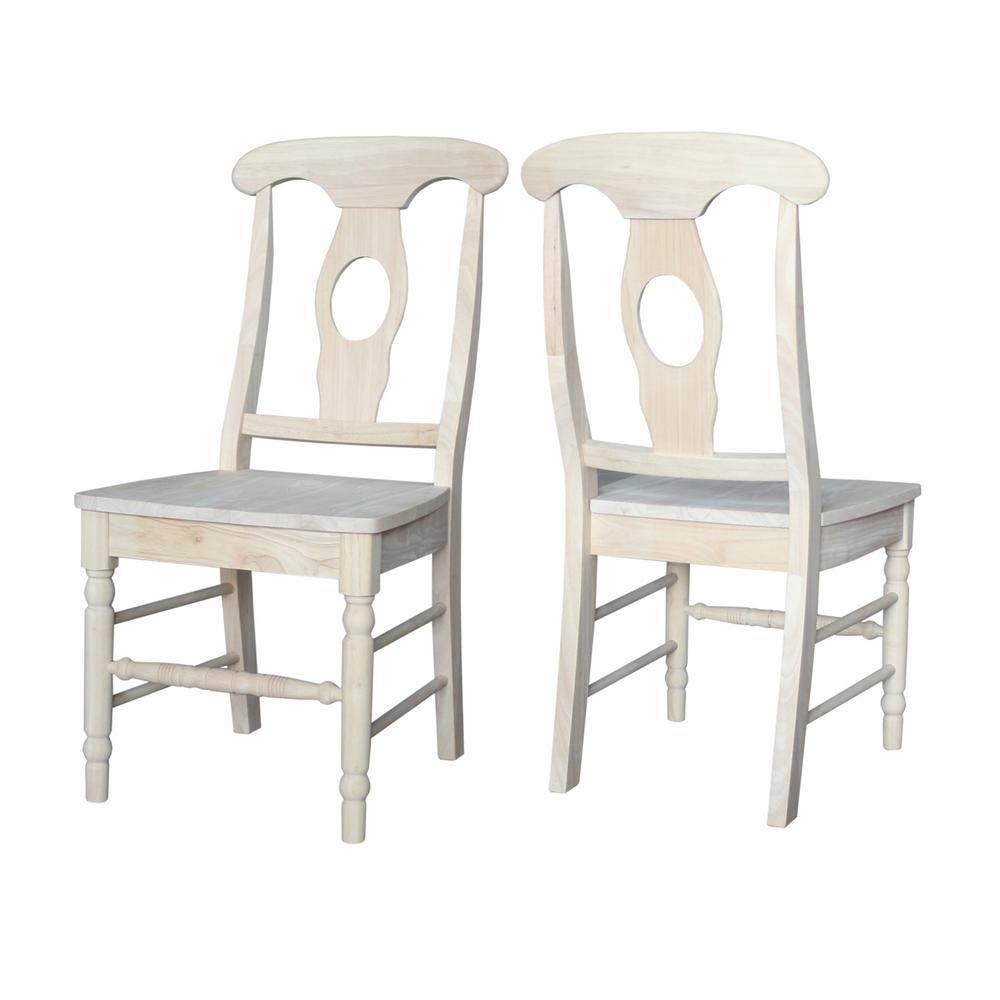 Set of Two Empire Chairs with Aolid Wood Seats