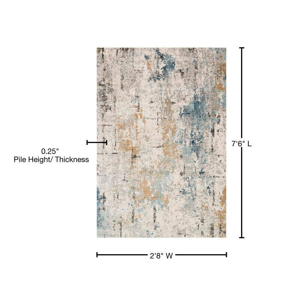 Loloi II Alchemy Abstract Stone / Slate Area Rug