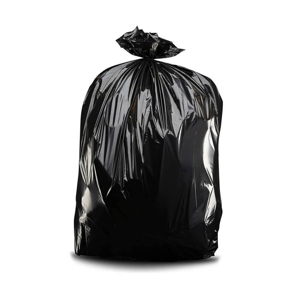Plasticplace 12-16 Gallon Trash Bags, Black (250 Count)