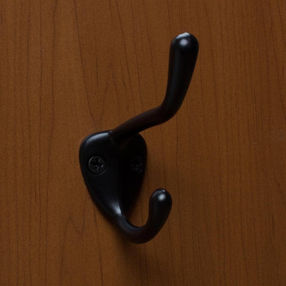 GlideRite Hardware Wall Mounted Robe Hook (Set of 10) 7014-MB-10