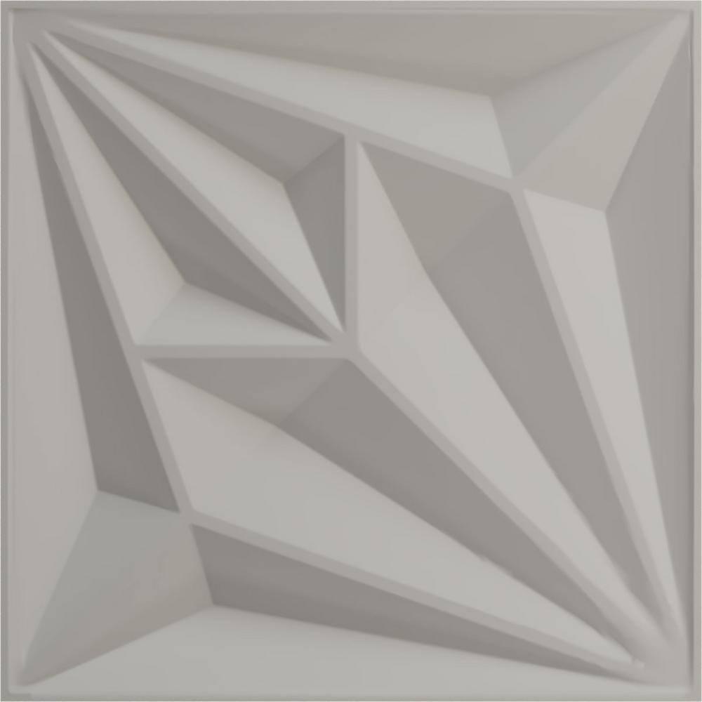 Ekena Millwork 19 5/8"W x 19 5/8"H Diamond EnduraWall Decorative 3D Wall Panel, Bright Coat Gold (Covers 2.67 Sq. Ft.)