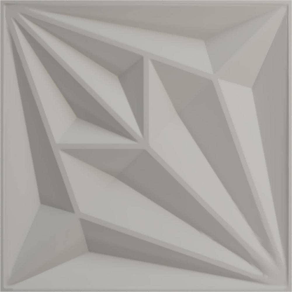 Ekena Millwork 19 5/8"W x 19 5/8"H Diamond EnduraWall Decorative 3D Wall Panel, Bright Coat Gold (Covers 2.67 Sq. Ft.)