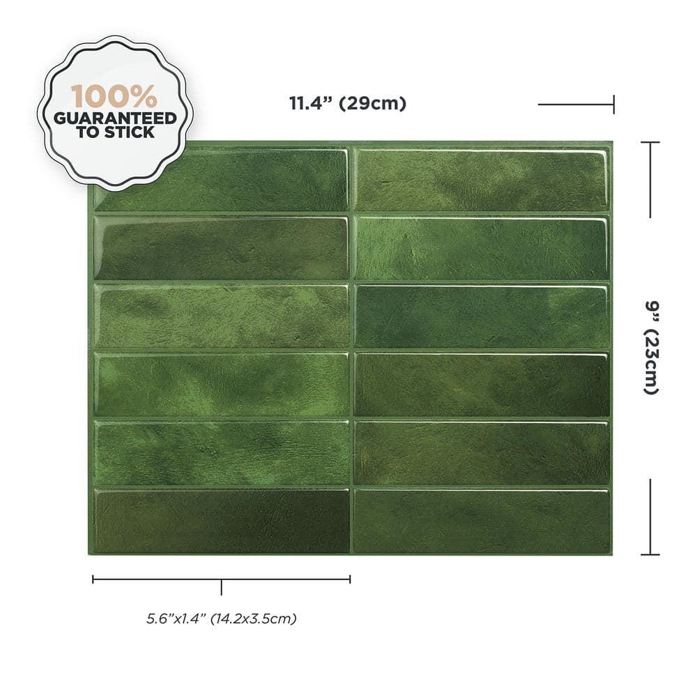 Peel and Stick Gel Backsplash Tile Morocco 11.5'' x 9''
