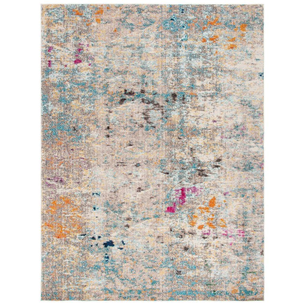 Madison MAD425 Power Loomed Indoor Area Rug - Grey/Gold - 12'x15' - Safavieh