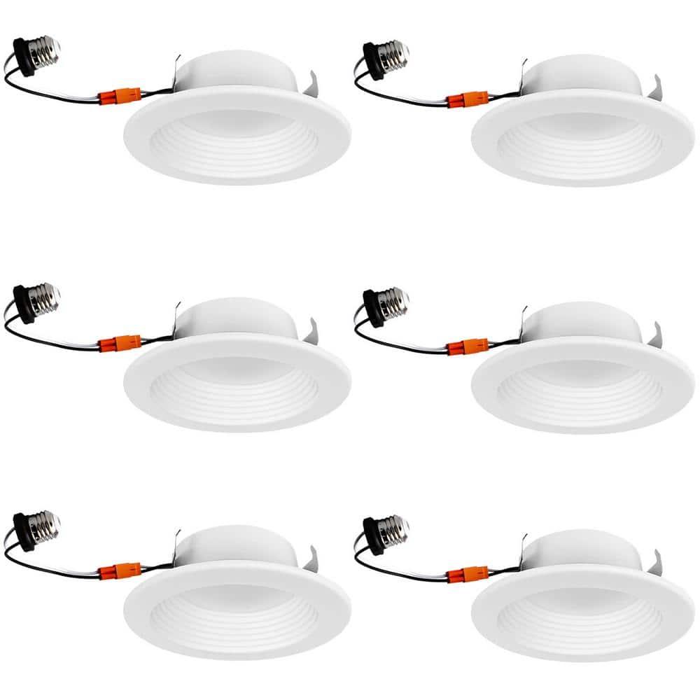 5.5'' Selectable Color Temperature LED Retrofit Recessed Lighting Kit