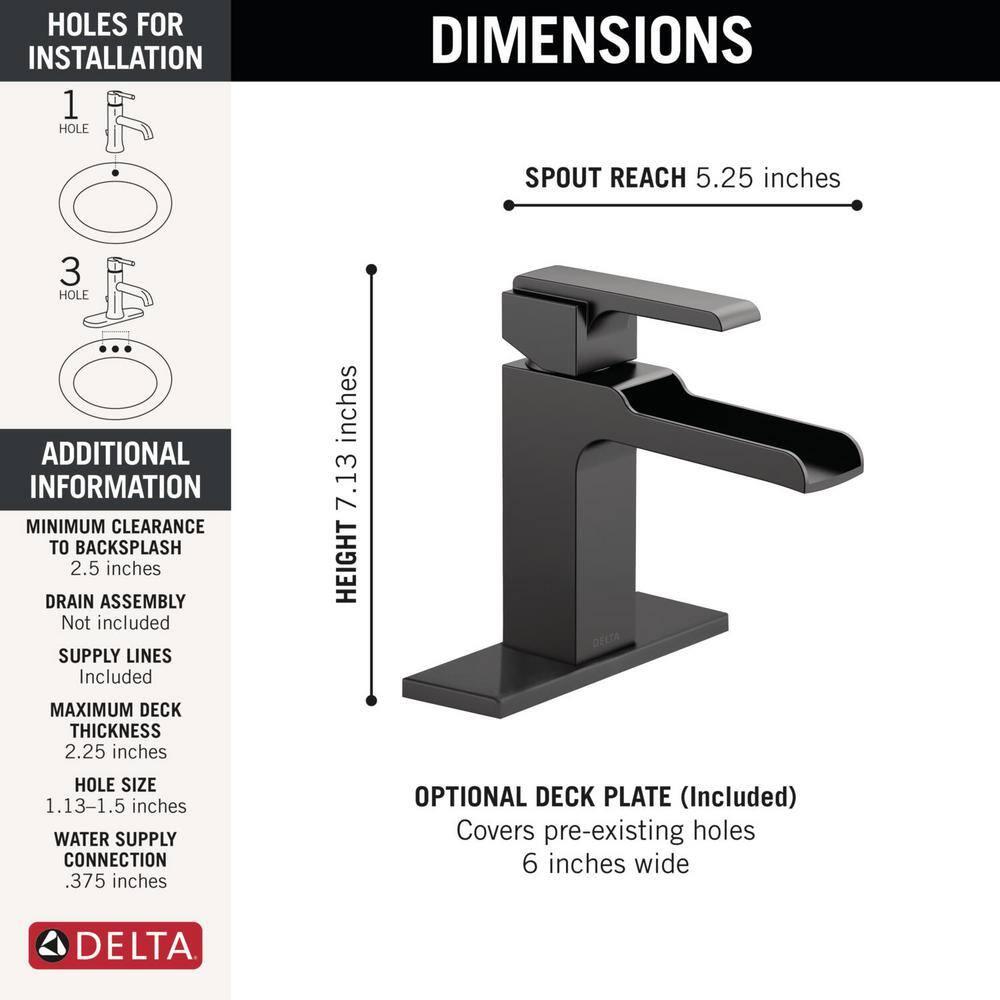 Ara Single Hole Bathroom Faucet