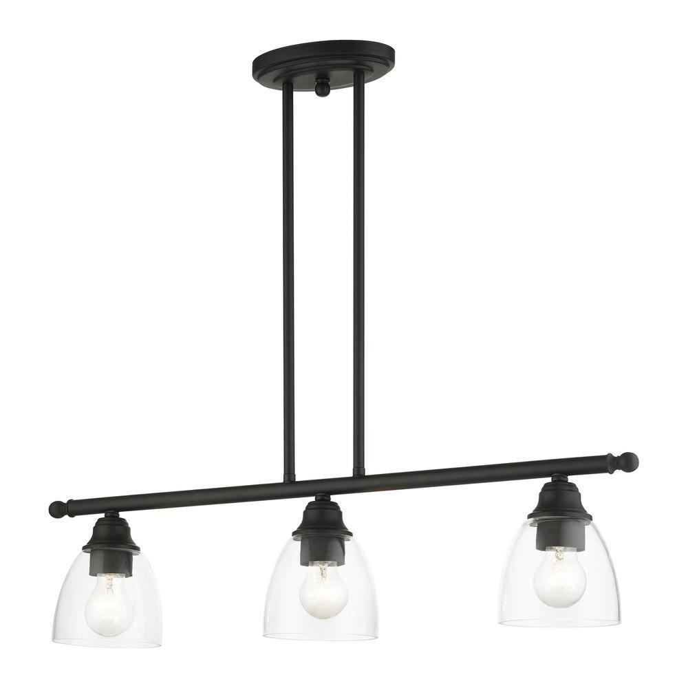 Livex Lighting Montgomery 3 - Light Chandelier in  Black