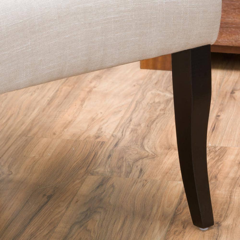 Filmore Light Beige Polyester Arm Chair (Set of 1)