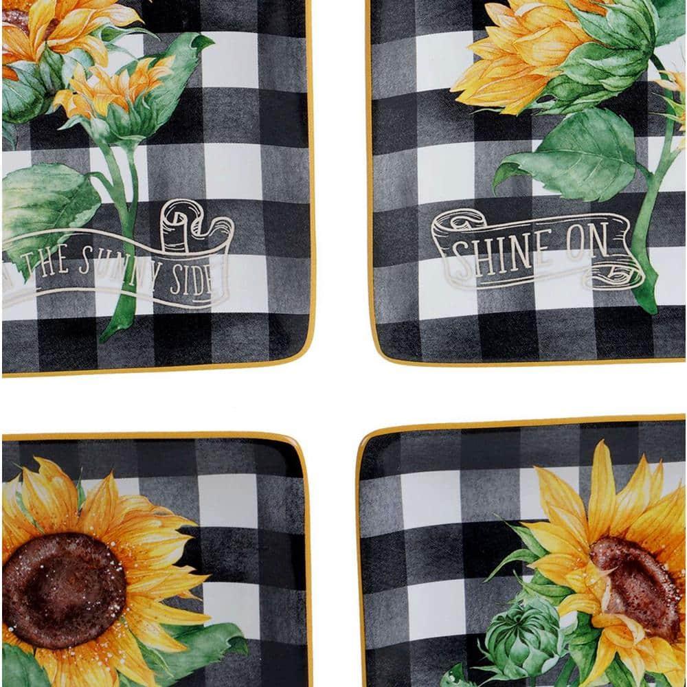 Certified International Certified International Sunflower Fields Set/4 Dinner Plate (Set of 4)