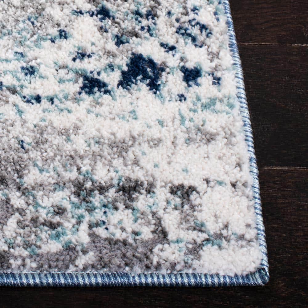 Aston ASN705 Power Loomed Indoor Accent Rug - Light Blue/Grey - 3'x5' - Safavieh
