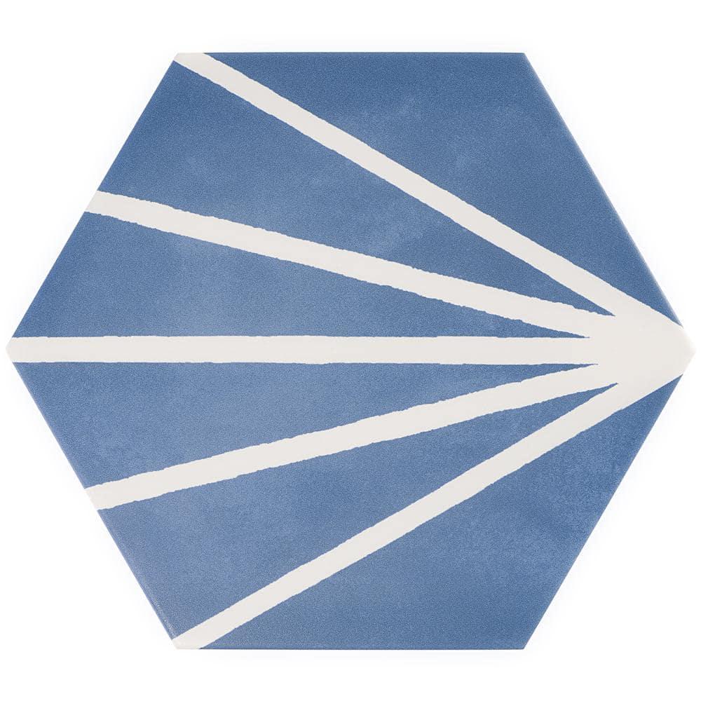 GeoHex Deco 8" Hexagon Matte Porcelain Floor and Wall Tile (9.03 Sq. Ft. / Case)