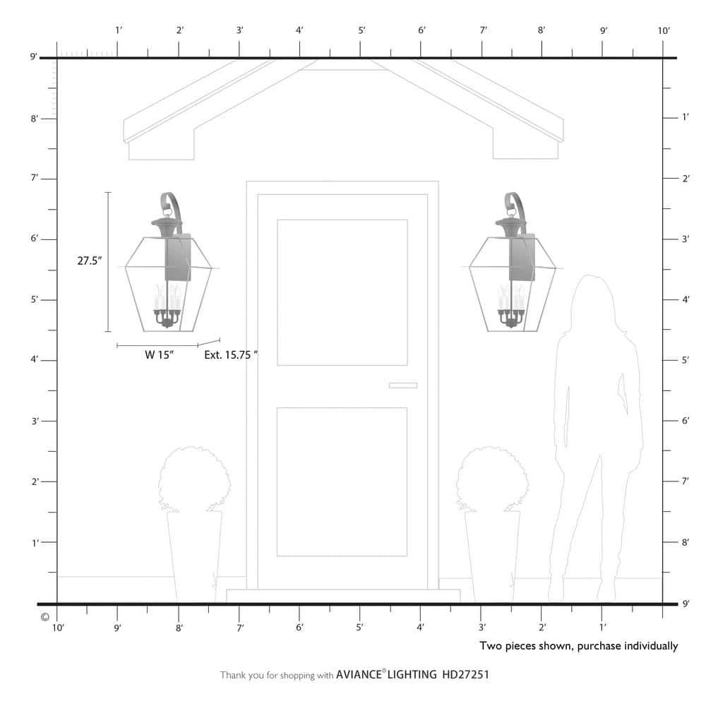 Livex Lighting Westover 4 - Light Wall Light in  Bronze