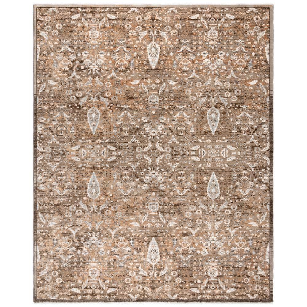 Gertmenian Damita Gavi Traditional Moroccan Brown/Tan/Beige/Ivory Polypropylene Area Rug