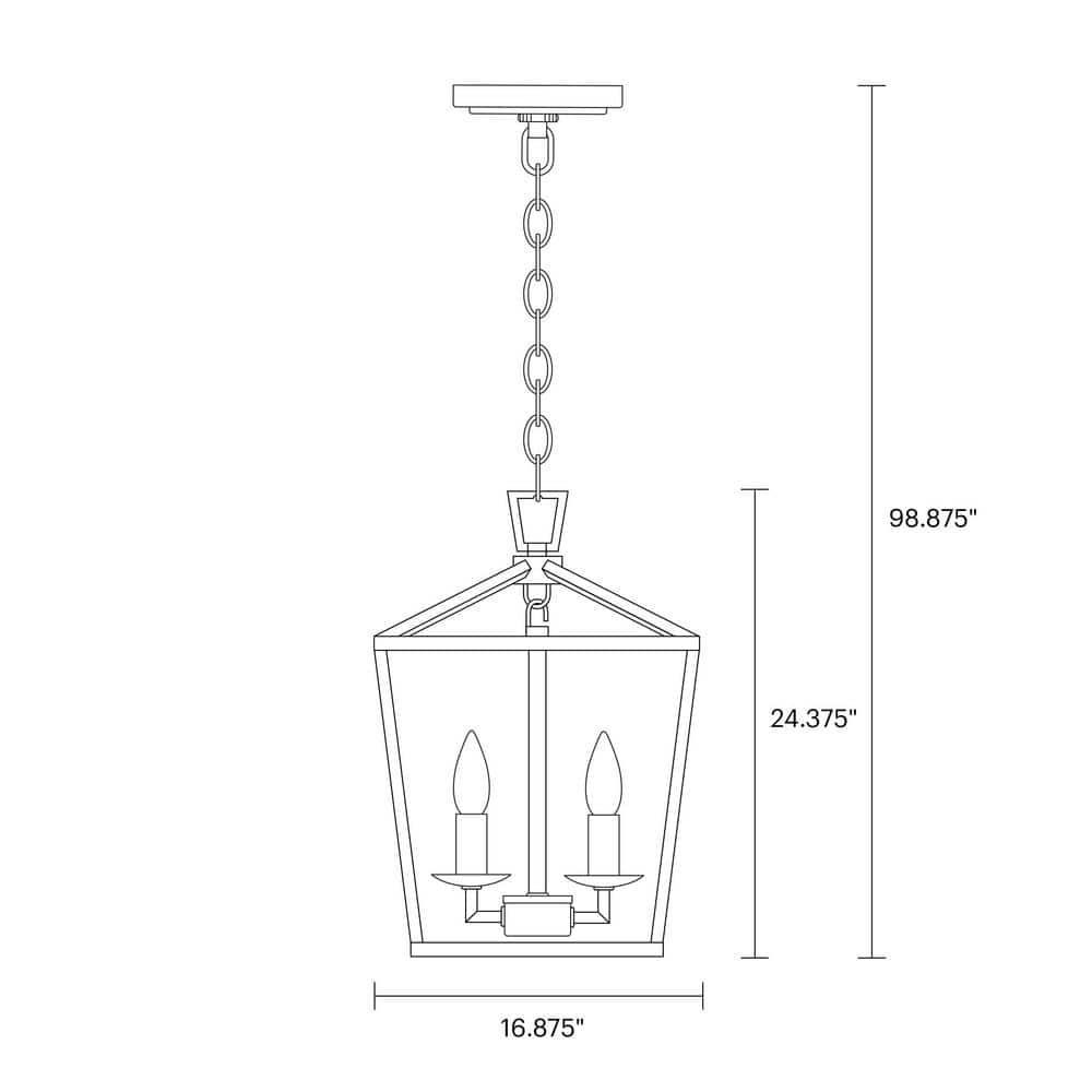 Gala Pendant Light - Black / 9.75"W