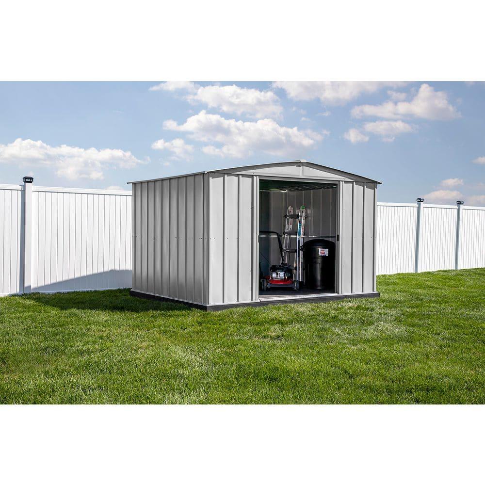 Arrow 10 ft. W x 8 ft. D Metal Storage Shed