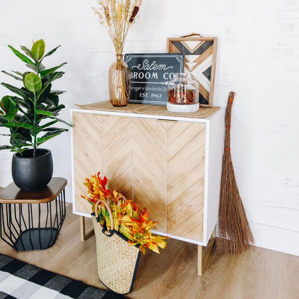 36 in. Classic Cinnamon Scented Broom (2-Pack)