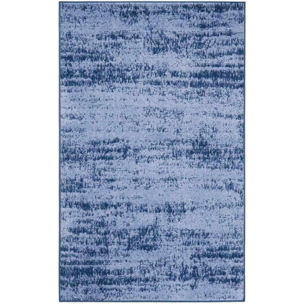 Nourison Essentials 3' x 5' Denim Modern Indoor/Outdoor Rug