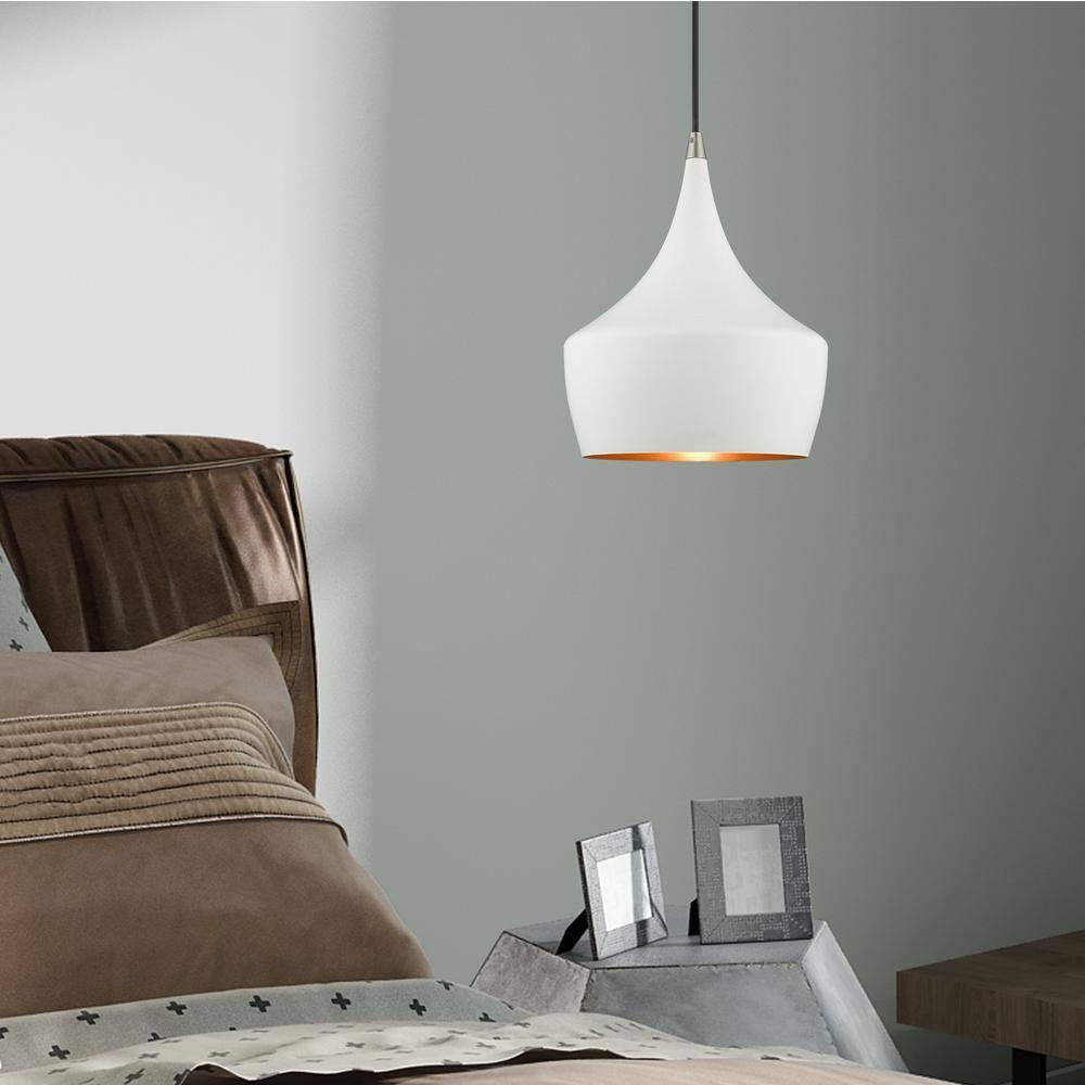 Schultz Single Light Metal Dimmable Pendant