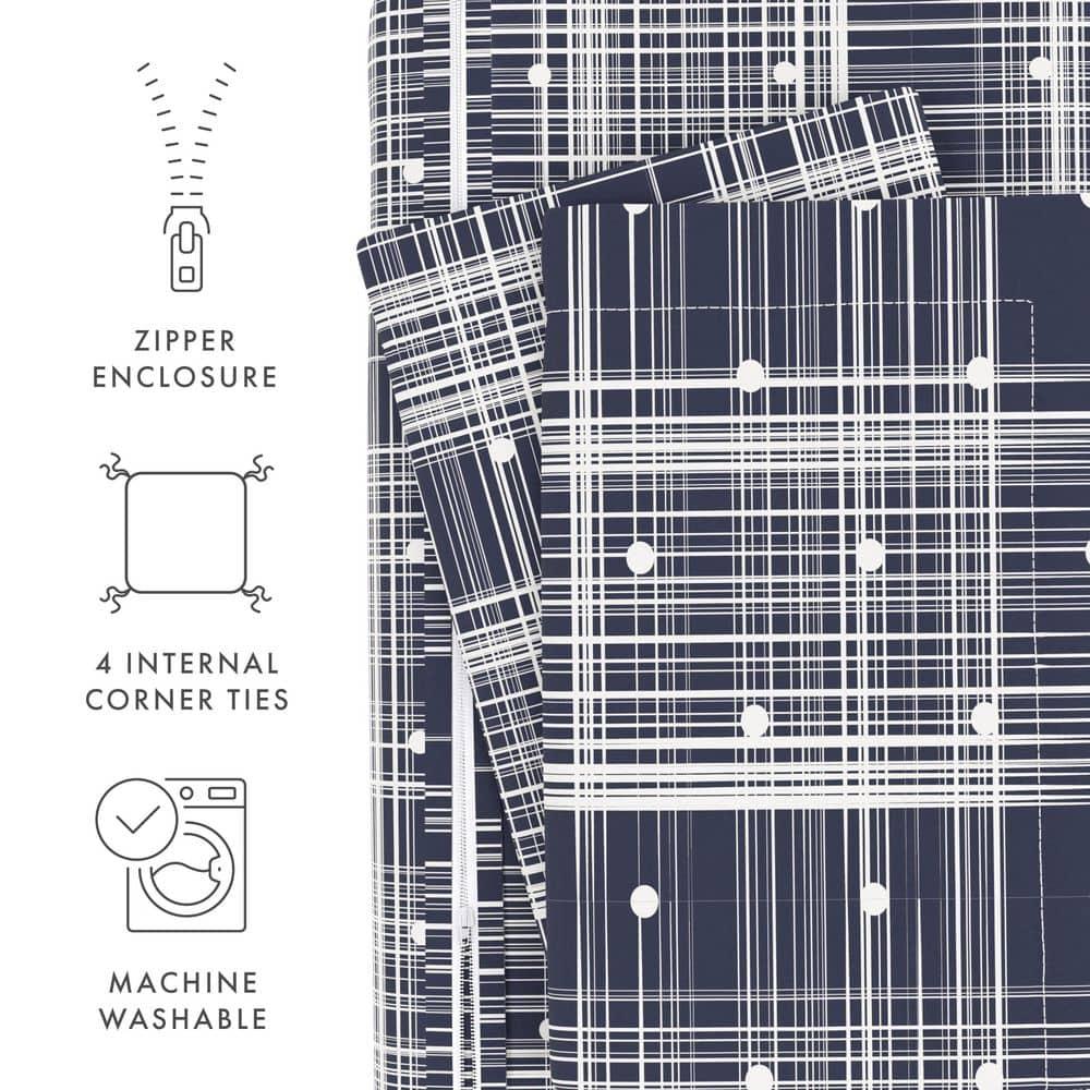 Becky Cameron Becky Cameron Polka Dot Pattern Duvet Cover Set