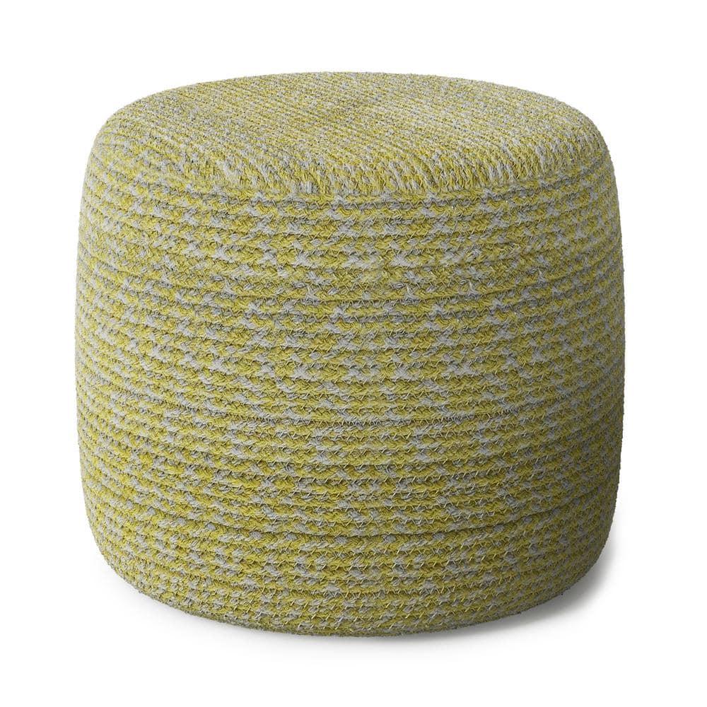 Simpli Home Bayley Upholstered Pouf