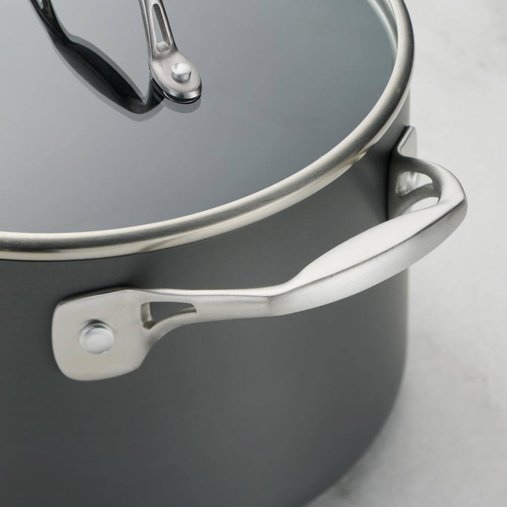 Tramontina Tramontina Gourmet 8 Pc Hard Anodized Aluminum Cookware Set