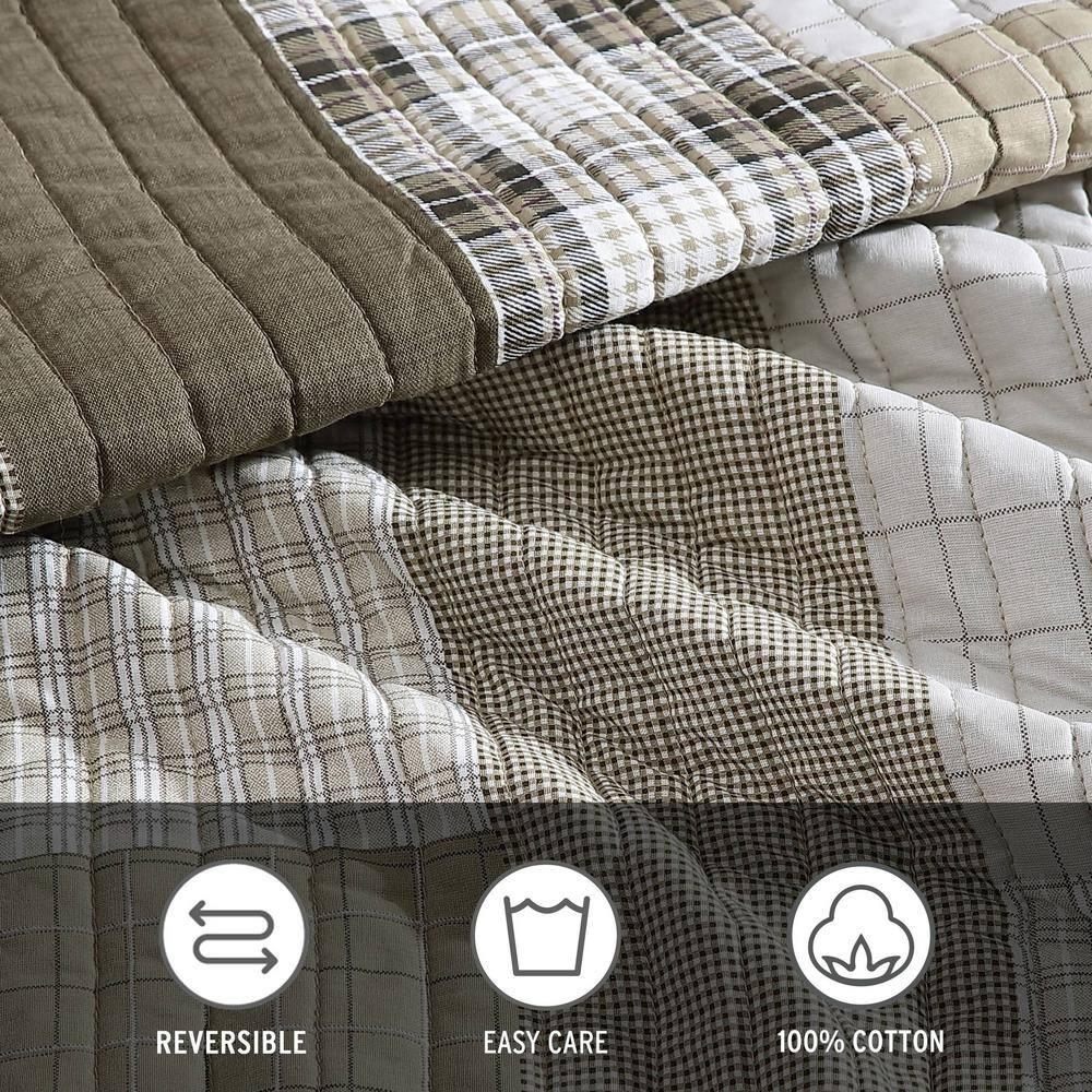 Eddie Bauer Eddie Bauer Fairview Cotton Reversible Quilt Set