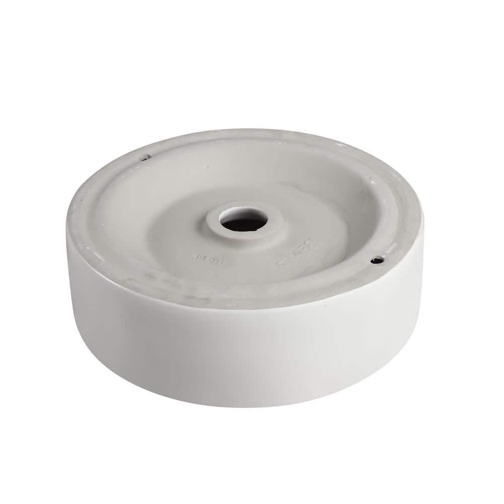 Elanti 1102 Elanti 13.63'' White Porcelain Circular Bathroom Sink
