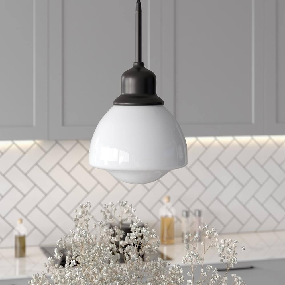 Katarina Single Light Glass Dimmable Pendant
