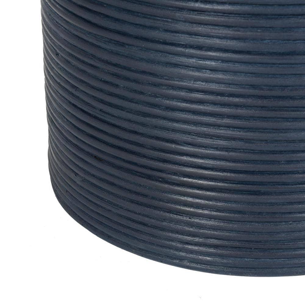 Wellington Laundry Basket - White/Navy - Safavieh