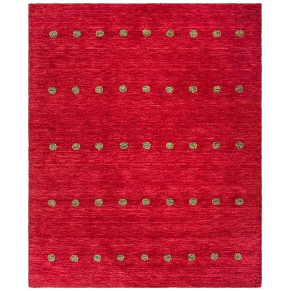 Himalaya HIM590 Hand Loomed Area Rug - Red - 8'x10' - Safavieh.