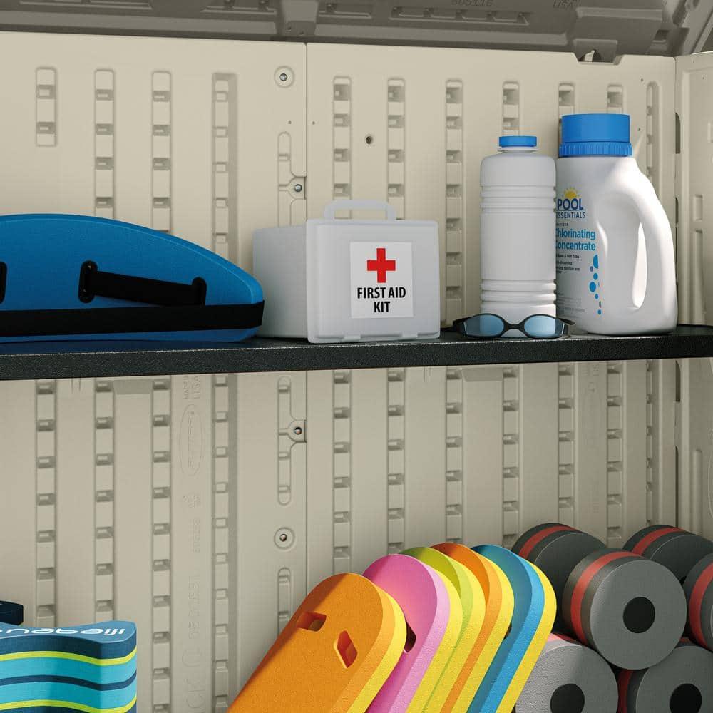 Suncast Suncast Horizontal Shed 50 in. W. x 10.25 in. D Shelf Kit in Black
