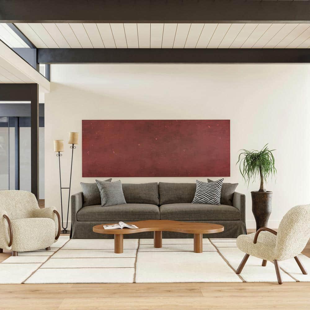 Ivy Bronx Brega Geometric New Zealand Wool Area Rug