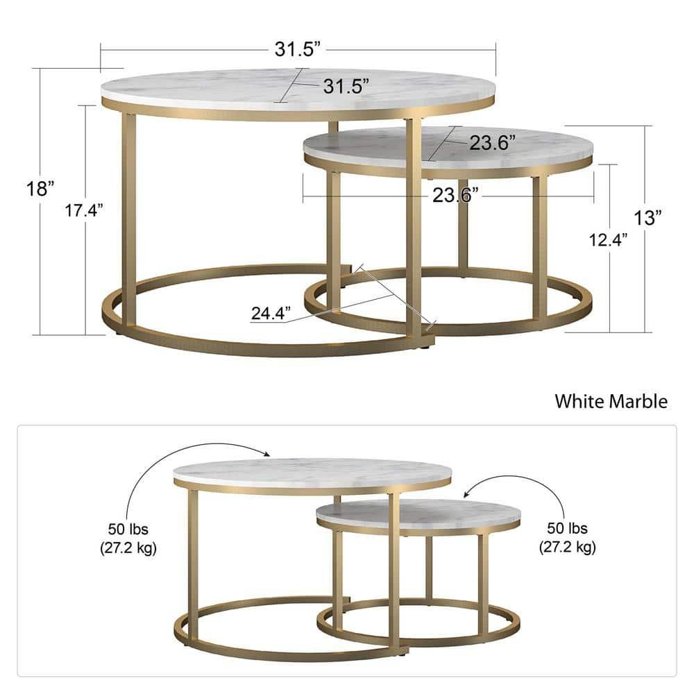 Amelia Frame 2 Nesting Coffee Table