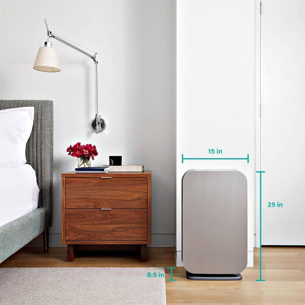 Alen BreatheSmart 45i 800 SqFt Air Purifier with VOC/Smoke HEPA Filter for Allergens, Dust & Mold + VOCs and Smoke - Espresso