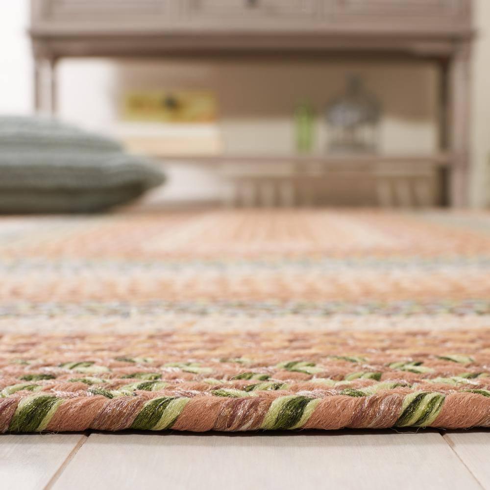 Braided BRD314 Hand Woven Accent Rug - Tan/Multi - 2'x3' - Safavieh.