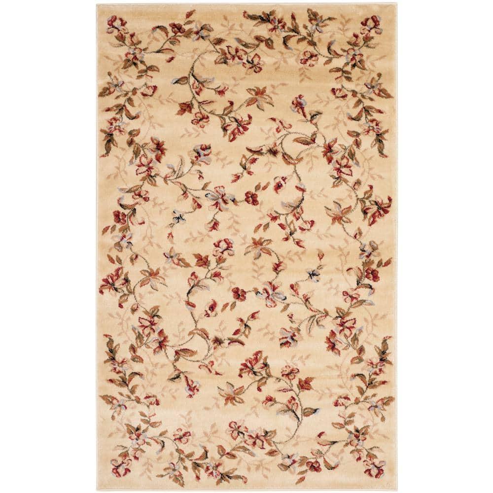 Lyndhurst LNH325 Power Loomed Accent Rug - Beige - 3'3"x5'3" - Safavieh.