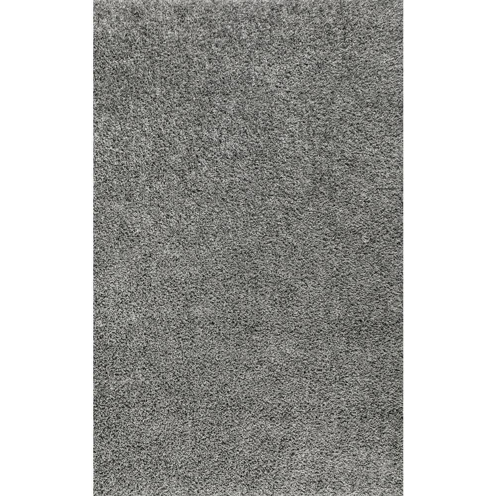 3'x5' Mercer Shag Plush Area Rug, Charcoal - JONATHAN Y