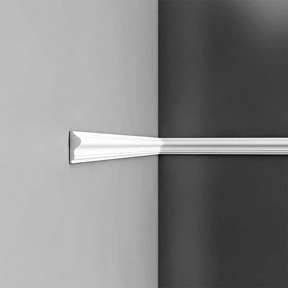 78.75'' H x 1.625'' W x 0.625'' D Plastic Chair Rail