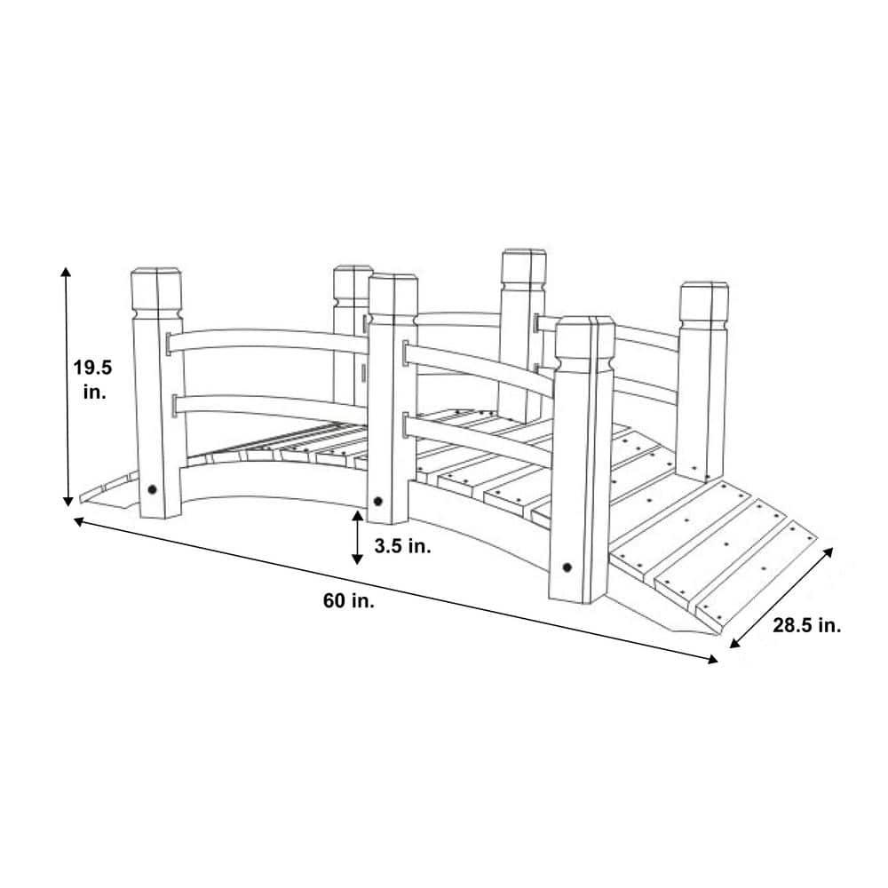Shine Company Inc. Thee Garden Bridge & Reviews | Wayfair