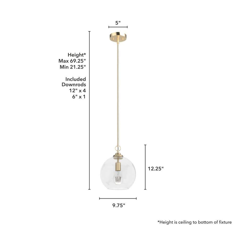 High Oaks 1 Light Globe Pendant