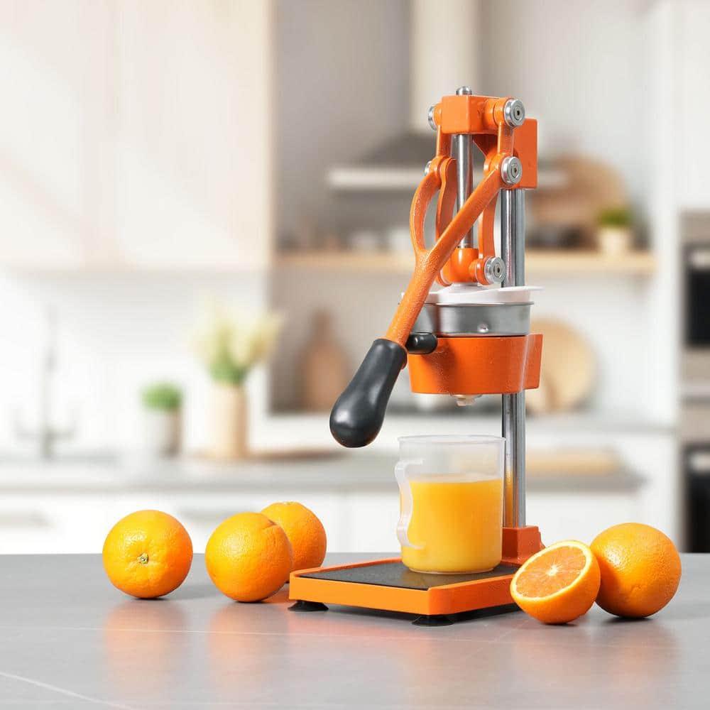 Stainless Steel Black Manual Hand Press Orange Juicer Machine