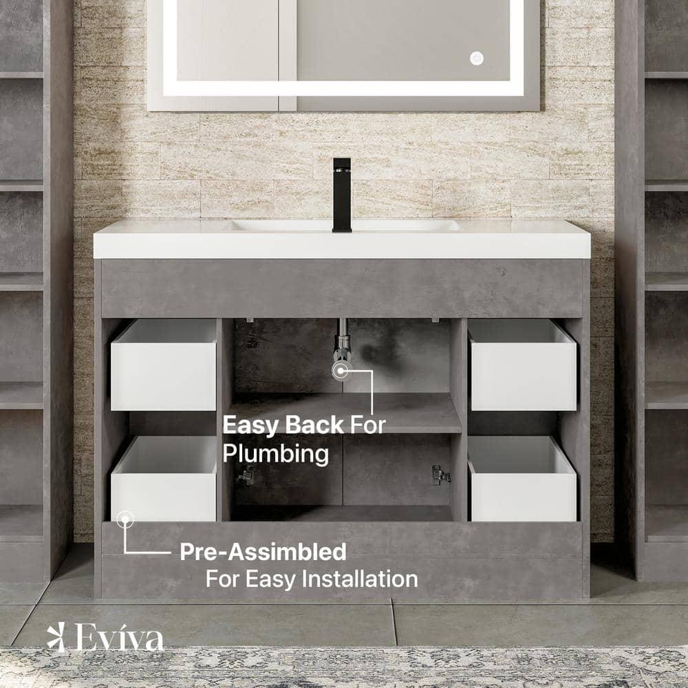 Wade Logan® Wauconda 42" Single Bathroom Vanity Set