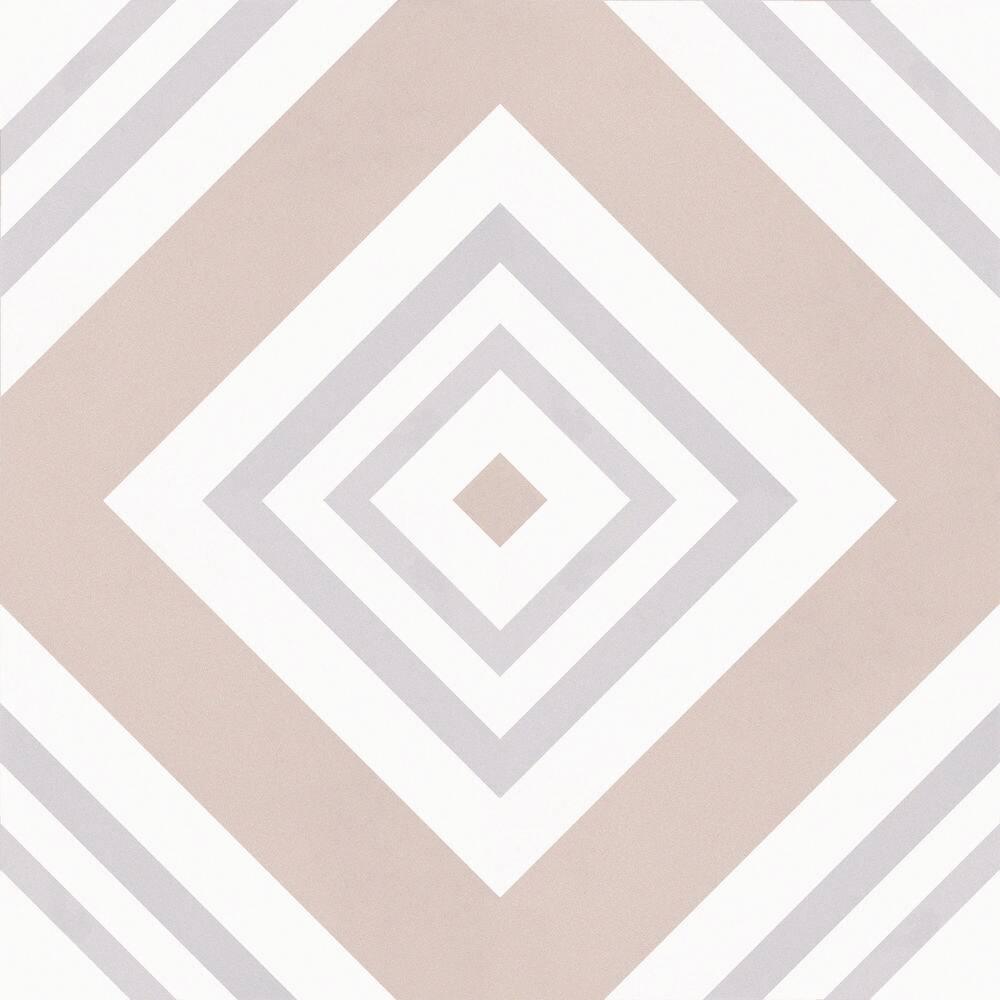 SAMPLE-Bliss 8" x 8" Porcelain Patterned Wall & Floor Tile