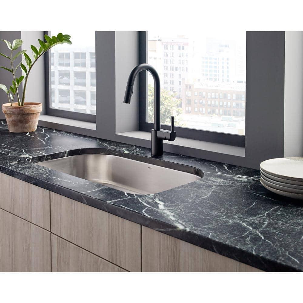 Moen Align One Handle Modern Kitchen Pulldown Faucet with Reflex and Power Clean Technology