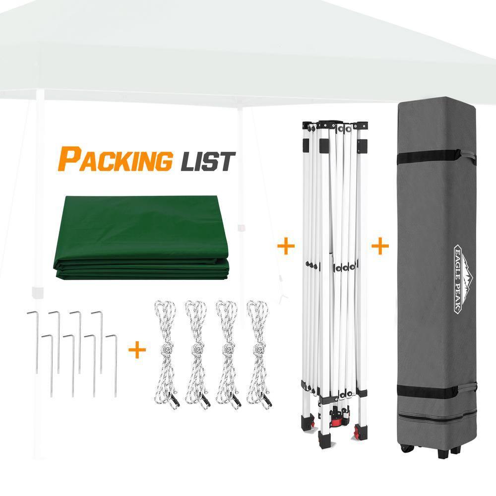 Pop Up Canopies 10 Ft. W x 10 FT. D Metal Party Tent Canopy