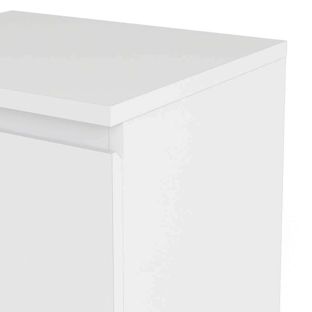 Tvilum, Aurora 2 Drawer Nightstand, White