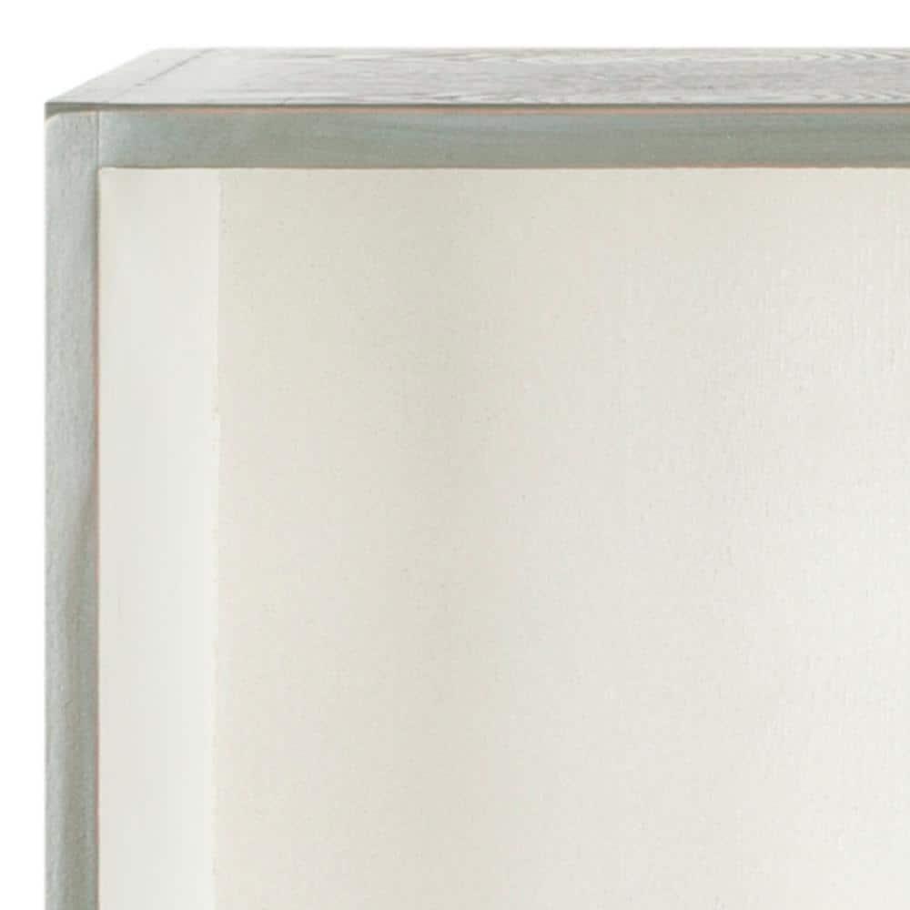 Alice Wall Shelf With Storage Compartments - Ash Grey/White - Safavieh