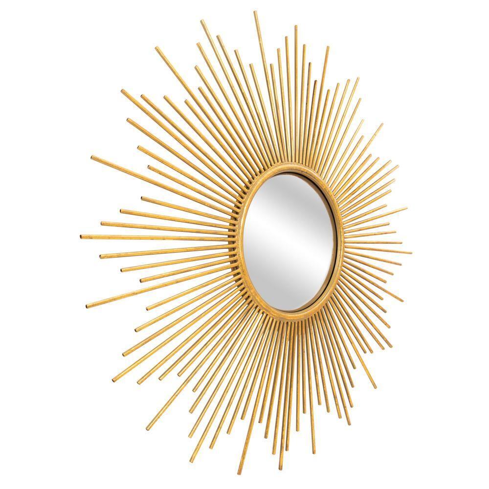 Vila Mirror - Gold Foil - Safavieh