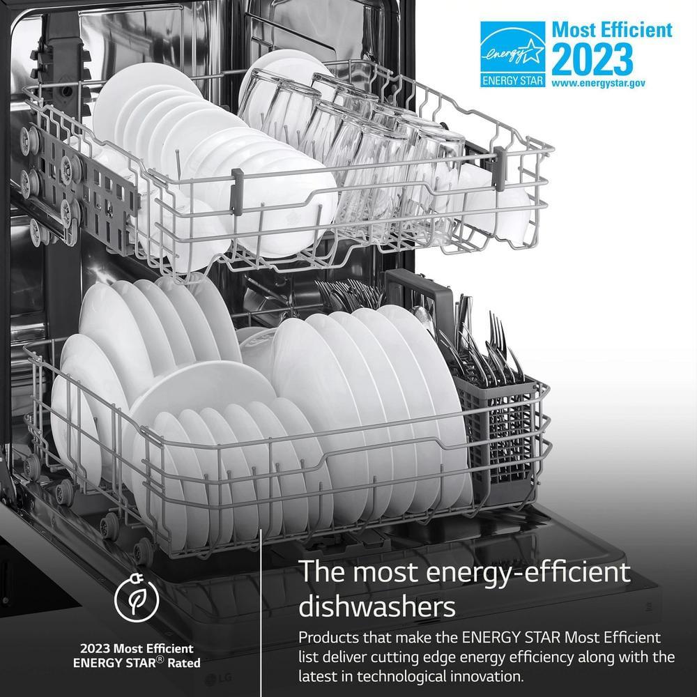 Front Control Dishwasher with LoDecibel Operation and Dynamic Dry
