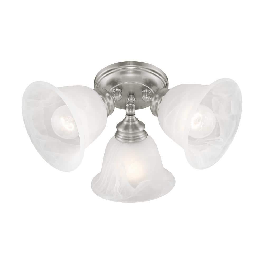 Livex Lighting Essex Ceiling Mount in Brushed Nickel